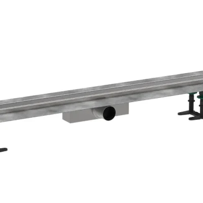 Hansgrohe RainDrain Compact - dušas renīte 100 cm, ar režģi, matēts nerūsējošais tērauds 56182800