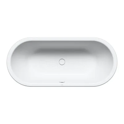 Kaldewei Avantgarde - Centro Duo Oval 128 vanna, 180x80 cm, pilnībā pārklāta ar pretslīdes pārklājumu, balta 282834010001
