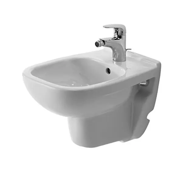 Duravit D-Code - piekaramais bidē Compact, balts 22371500002