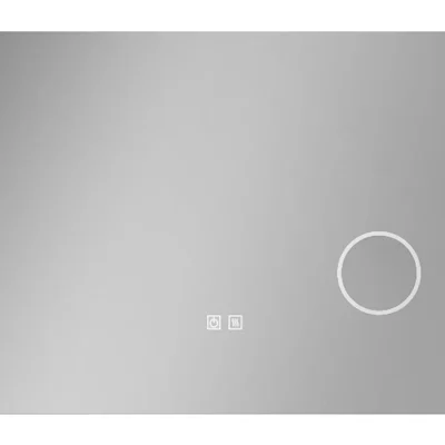 kielle Idolio - spogulis ar LED apgaismojumu un apsildi, 60x80 cm, kosmētikas spogulis 50324011