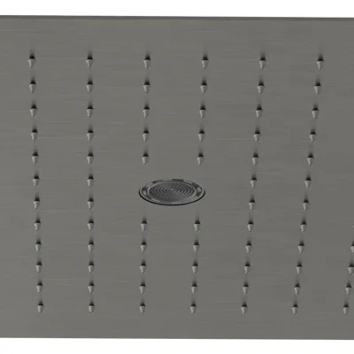 Kludi Asana - galvas duša, 44 x 44 cm, 2 strūklas veidi, birstēts Gunmetal 69420N2-00