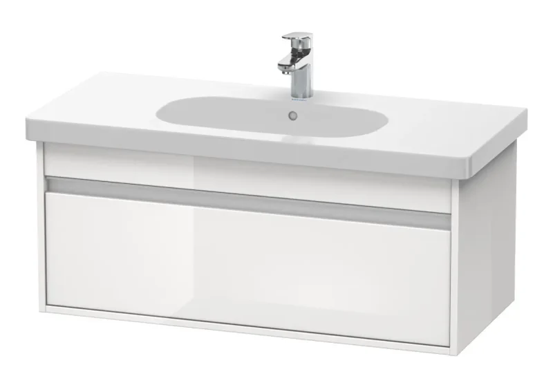 Duravit Ketho - izlietnes skapītis 41x100x46 cm, ar 1 pacēlāju, balts spīdīgs KT666802222