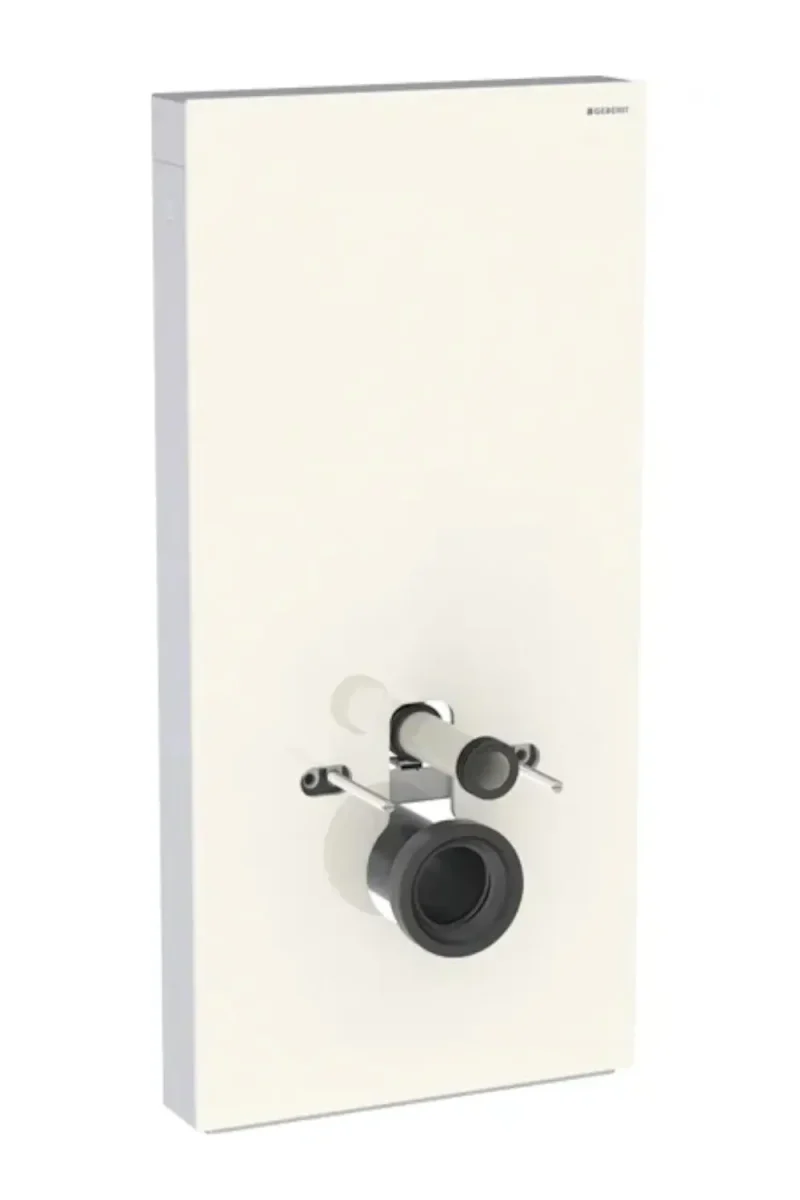 Geberit Monolith Plus - sanitārais modulis sienas WC, 101 cm, pieslēgums apakšā, stikls/smilšu pelēks 131.221.JL.7