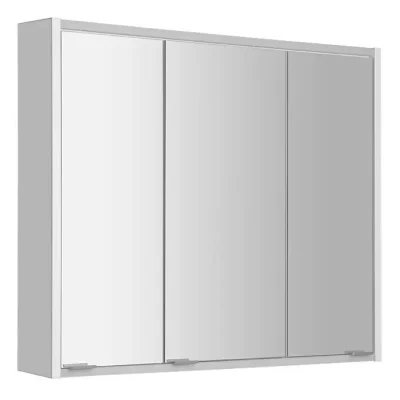 Sapho Batu - spoguļskapis ar LED apgaismojumu, 80x71x15 cm, balts 1141131