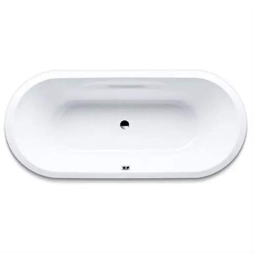 Kaldewei Ambiente - ovāla vanna Vaio Duo Oval 951, 180x80 cm, balta 233100010001