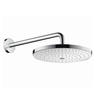 Hansgrohe Raindance Select S - galvas duša 300, izvirzījums 39 cm, 2 strūklas, balta / hromēta 27378400