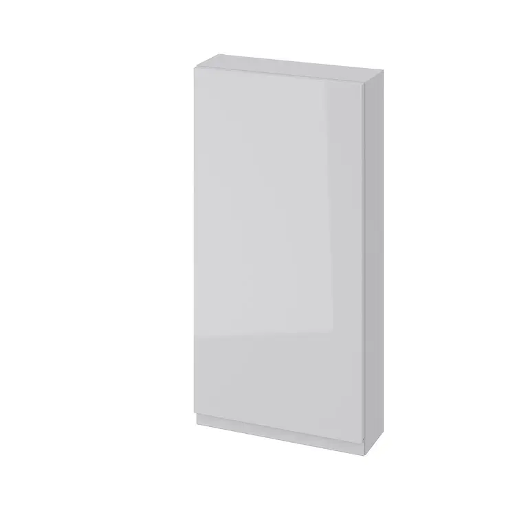 Cersanit Moduo - skapis 80x40x14 cm, 1 durvis, eņģes pa kreisi/pa labi, pelēks S590-021