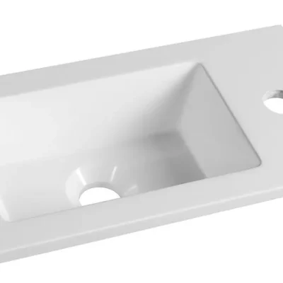 Aqualine sanitārā keramika - roku mazgāšanas izlietne 40x22 cm, balta LM420
