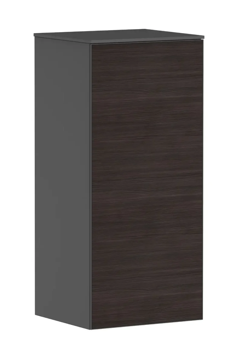 Hansgrohe Xevolos E - sānu skapis 41x89x36 cm, 1 durvis, eņģes kreisajā pusē, matēti pelēks/tumšs ozols 54214730