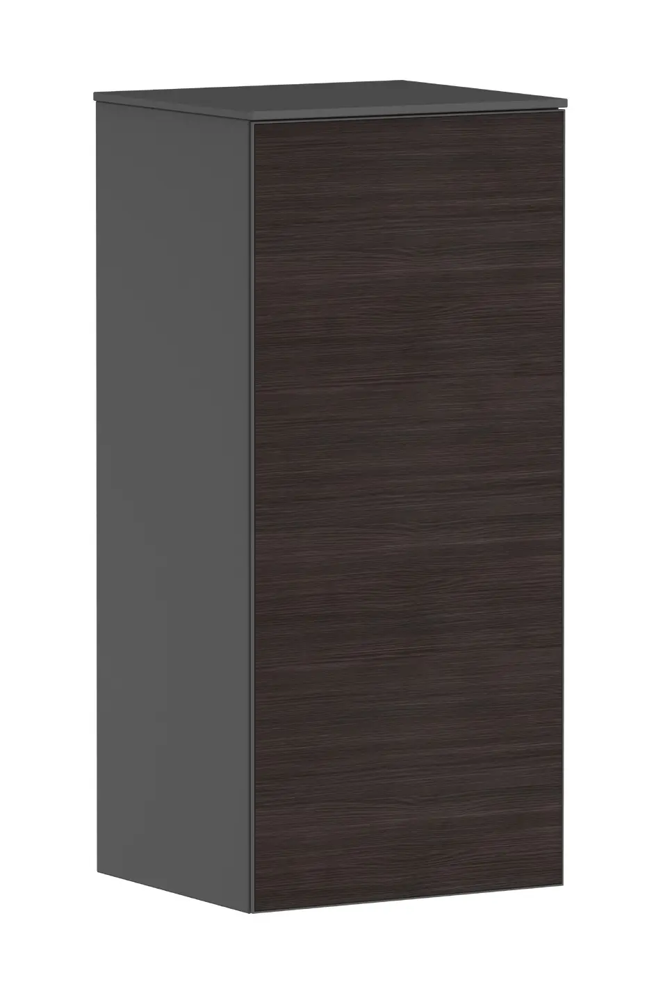 Hansgrohe Xevolos E - sānu skapis 41x89x36 cm, 1 durvis, eņģes kreisajā pusē, matēti pelēks/tumšs ozols 54214730