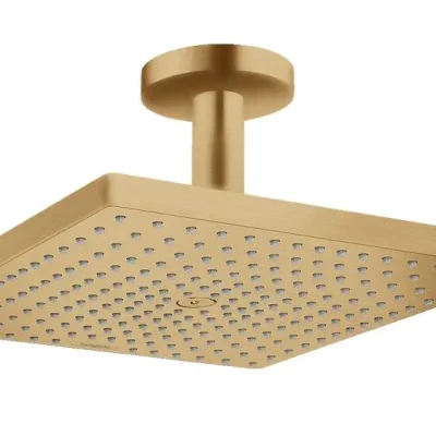 Hansgrohe Raindance E - galvas duša, 30x30 cm, EcoSmart, birstēta bronza 26251140