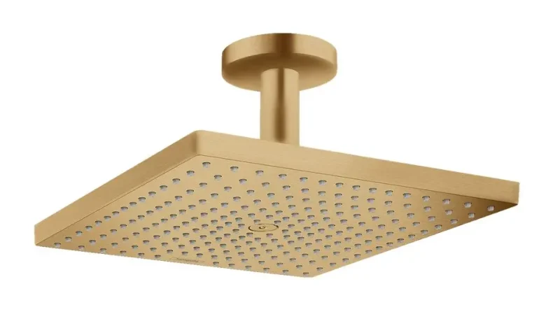 Hansgrohe Raindance E - galvas duša, 30x30 cm, EcoSmart, birstēta bronza 26251140