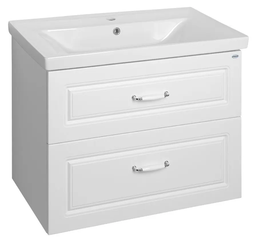 Aqualine Favolo - izlietnes apakšskapis, 77x60x45 cm, balts matēts FV280