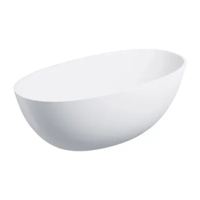 OMNIRES Shell - brīvi stāvoša vanna, 148x75 cm, matēti balta SHELL148WWBM