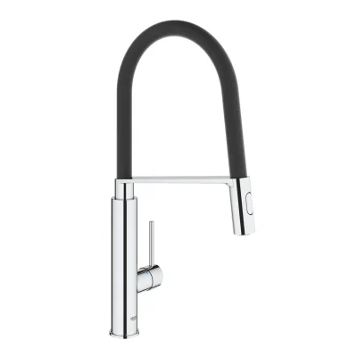 Grohe Concetto - virtuves izlietnes vienas sviras maisītājs, hromēts 31491000