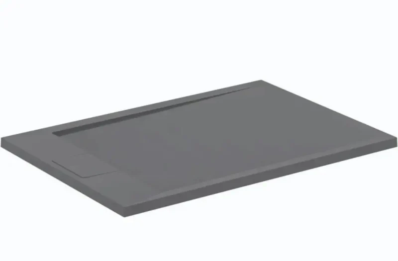 Ideal Standard i.Life - dušas paliktnis 100x70 cm, Anti-Slip, pelēks T5240FS