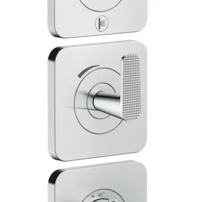 Axor Citterio C - zemapmetuma termostata maisītājs 3 patērētājiem, hroms 49711000