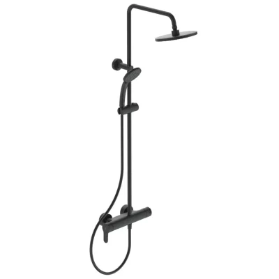 Ideal Standard Cerafine O - dušas komplekts ar maisītāju, 20 cm, 1 strūkla, melns BC750XG