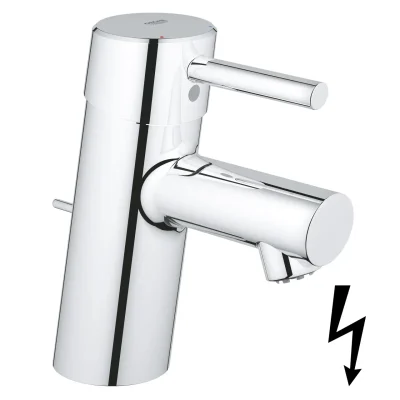 Grohe Concetto - izlietnes vienas sviras maisītājs ar noteces komplektu, hroms 23060001