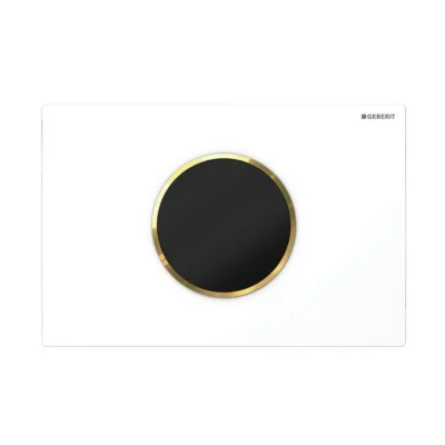 Geberit Sigma10 - elektroniska vadības plate, darbība ar baterijām, balta/zelta 115.908.KK.6