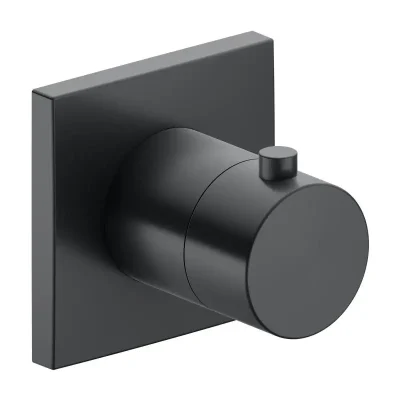 Keuco IXMO - zemapmetuma termostata maisītājs, hroms melns 59553130002