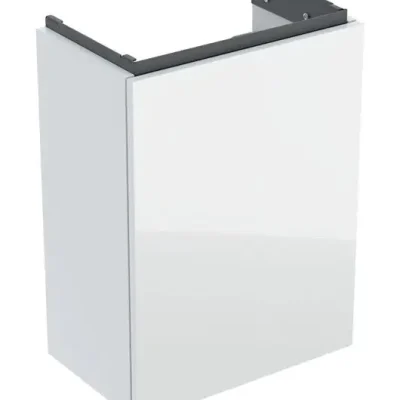Geberit Acanto - izlietnes apakšskapis, 54x39x25 cm, 1 durvis, eņģes K/L, stikls/balts 503.001.01.2