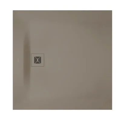 Duravit Sustano - dušas paliktnis 100x100 cm, DuraSolid, bēšs matēts 720275640000000