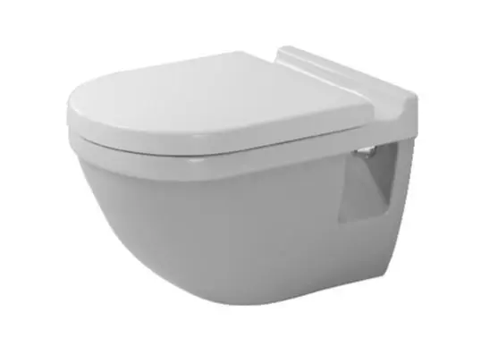 Duravit Starck 3 - piekaramais WC ar WC sēdekli SoftClose, Alpu balts 42000900A1