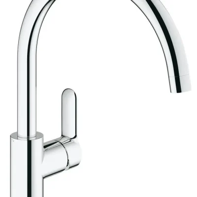 Grohe BauEdge - virtuves izlietnes vienas sviras maisītājs, hromēts 31367000