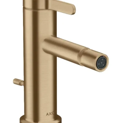 Axor One - bideta maisītājs ar noteces komplektu, EcoSmart, birstēta bronza 48210140