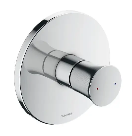 Duravit White Tulip - zemapmetuma dušas maisītājs, hroms WT4210010010