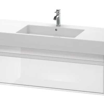 Duravit Ketho - izlietnes skapītis 41x120x46 cm, 1 atvilktne, balts spīdīgs KT669202222