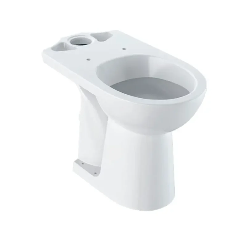 Geberit Selnova Comfort - stāvošs WC komplekts, vertikāls izvads, 67x36 cm, bez skalošanas malas, balts 500.284.01.5