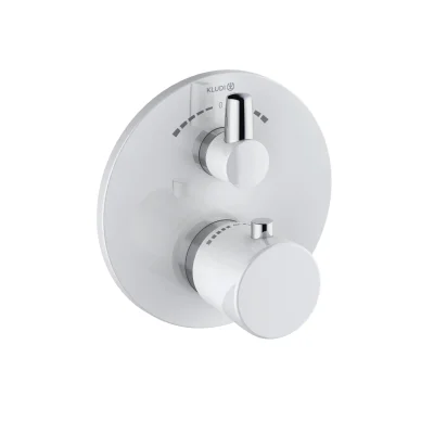 Kludi Balance - zemapmetuma termostata maisītājs, 2 patērētājiem, balts/hroms 528109175