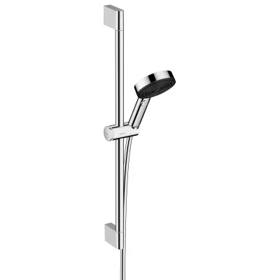 Hansgrohe Pulsify Select - dušas komplekts, 3 strūklas veidi, EcoSmart, stienis 67 cm un šļūtene, hroms 24161000