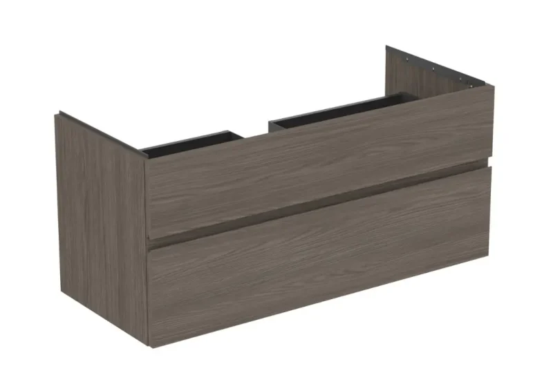 Ideal Standard Finesse - izlietnes skapītis, 120x51x55 cm, 2 atvilktnes, Dark Elm E3394UR