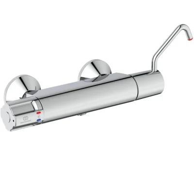 Ideal Standard Ceraplus Safe - termostata dušas maisītājs ar medicīnisko sviru, hroms A5549AA