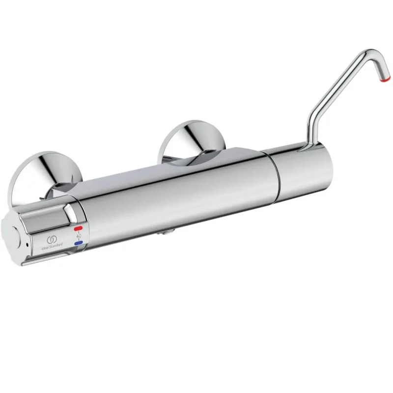 Ideal Standard Ceraplus Safe - termostata dušas maisītājs ar medicīnisko sviru, hroms A5549AA