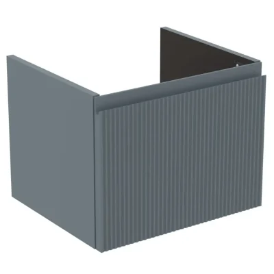 Ideal Standard Finesse - izlietnes skapītis, 48x41x37 cm, 1 atvilktne, Ribbed matēts Ashblue E3406UQ