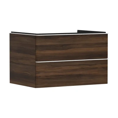 Hansgrohe Xelu Q - izlietnes skapītis, 50x78x55 cm, 2 atvilktnes, tumšs valrieksts/balts matēts 54077700