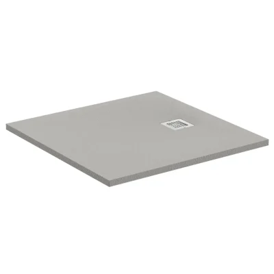 Ideal Standard Ultra Flat S - dušas paliktnis 80x80 cm, betona pelēks K8214FS