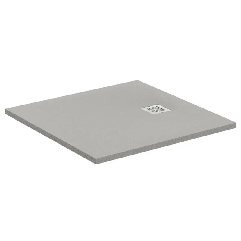 Ideal Standard Ultra Flat S - dušas paliktnis 80x80 cm, betona pelēks K8214FS