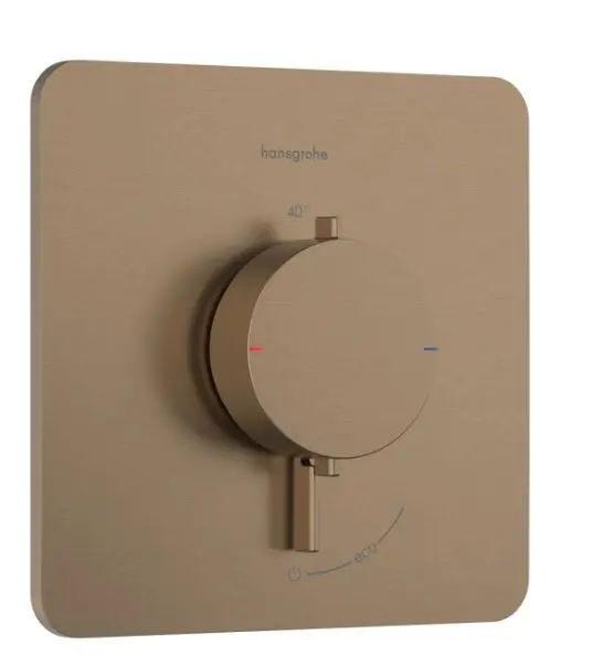 Hansgrohe Ecostat Comfort Q - zemapmetuma termostata maisītājs, birstēta bronza 33712140
