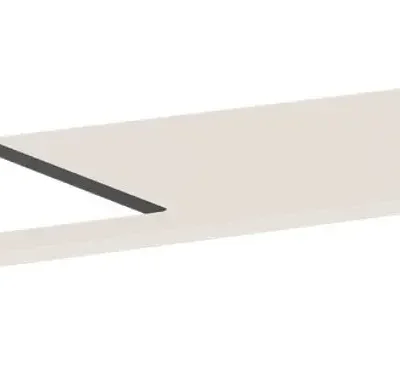 Hansgrohe Xilesa E - izlietnes plātne, 138x55 cm, izgriezums pa kreisi, matēti bēša 54272780