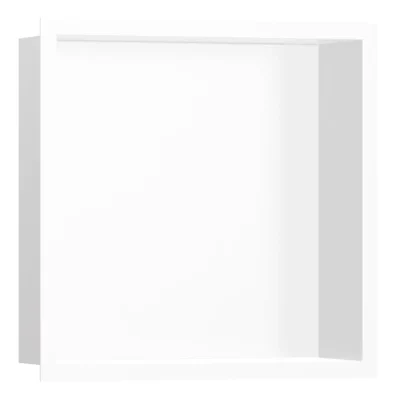 Hansgrohe XtraStoris Individual - sienas niša ar dizaina rāmi, 30x30x10 cm, balts matēts 56099700