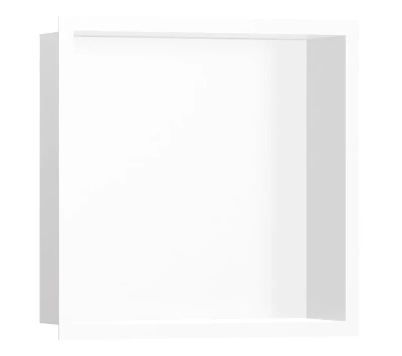 Hansgrohe XtraStoris Individual - sienas niša ar dizaina rāmi, 30x30x10 cm, balts matēts 56099700