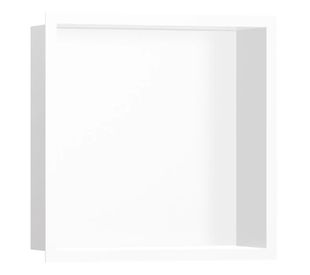 Hansgrohe XtraStoris Individual - sienas niša ar dizaina rāmi, 30x30x10 cm, balts matēts 56099700