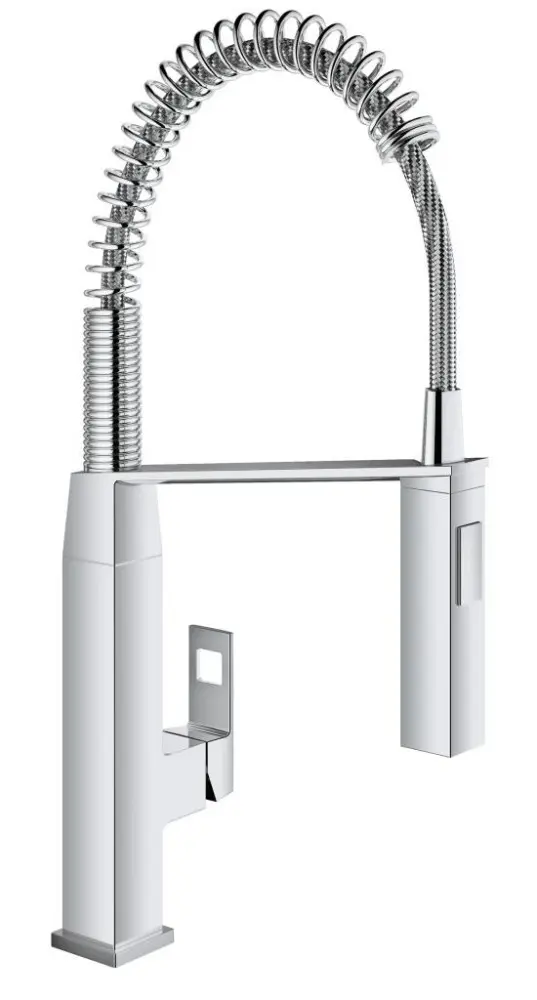 Grohe Eurocube - virtuves izlietnes vienas sviras maisītājs, hromēts 31395000