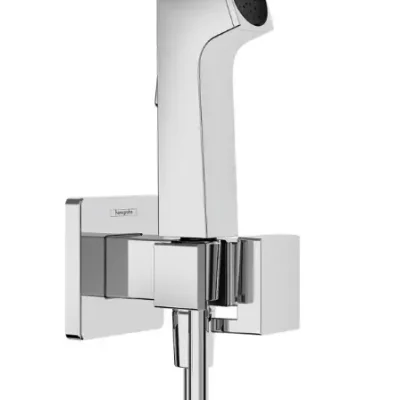 Hansgrohe - bidē maisītājs zemapmetuma montāžai, ar dušu, hroms 29233000