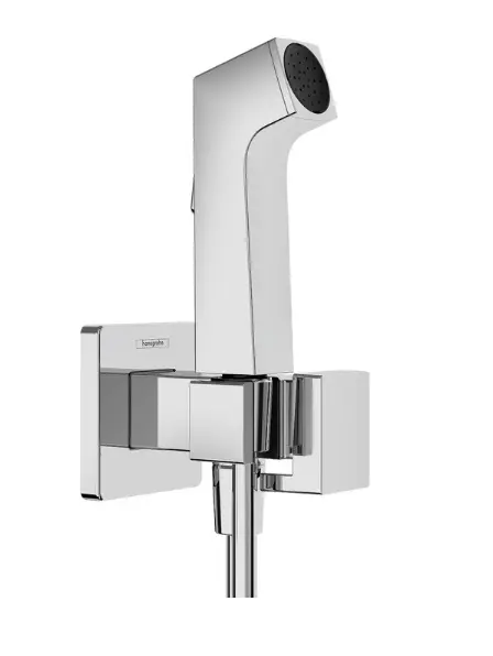 Hansgrohe - bidē maisītājs zemapmetuma montāžai, ar dušu, hroms 29233000